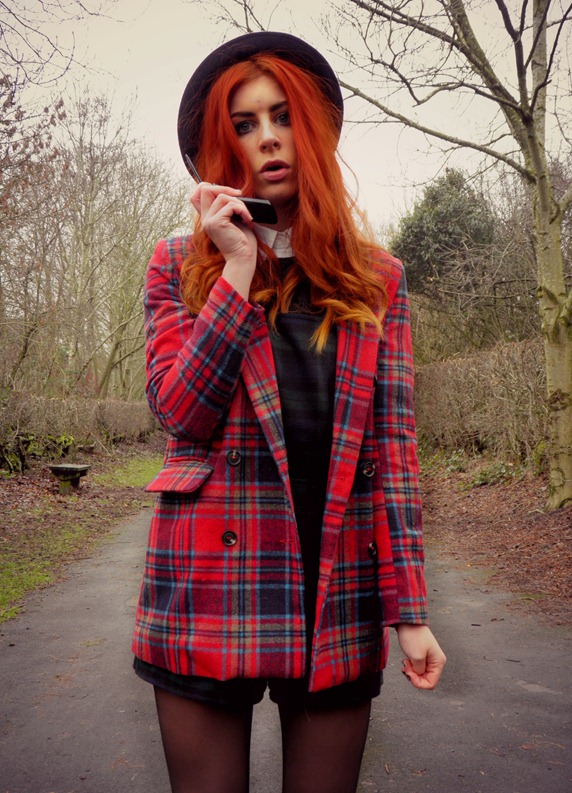Clueless tartan blazer Daisy Street