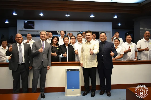 Senate Plenary hearing for the cityhood of Carmona, conducted