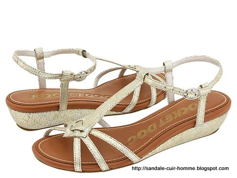 Sandale cuir homme:homme-674462