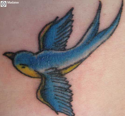 Bluebird Tattoos - The bluebird -- like the swallow with which it's often 