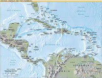 Political Map of Central America and the Caribbean, 2006