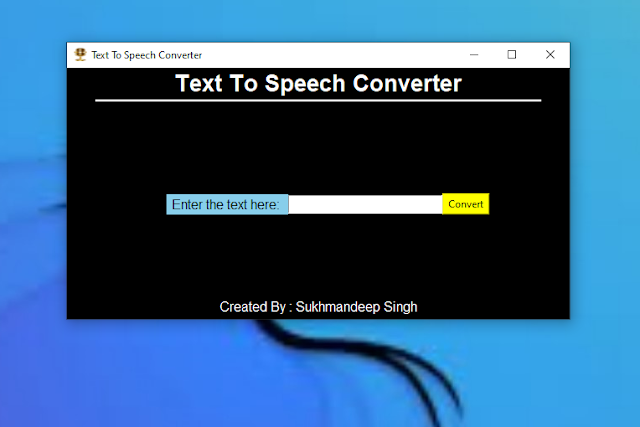 Text-to-Speech-Converter free download for windows