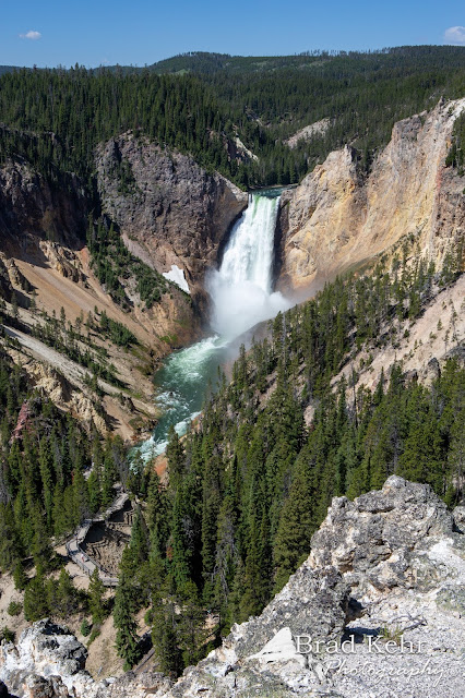 Yellowstone River Upper Falls - Yellowstone National Park