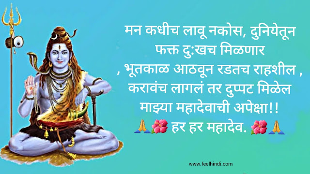 Mahadev status in marathi |  Mahadev shayari & quotes in marathi | Mahashivratri wishes, sms शुभेच्छा इन मराठी | 🌺💕🙏