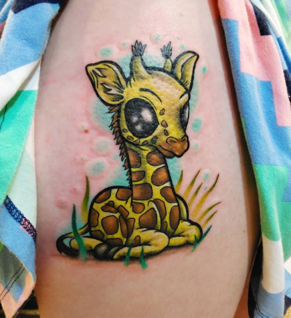 Tatuagens de girafa