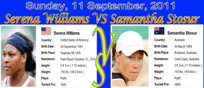 Serena Williams vs. Samantha Stosur live