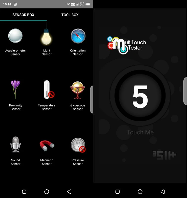 Sensorbox for Android & Multitouch Tester Infinix Smart 3 Plus X627