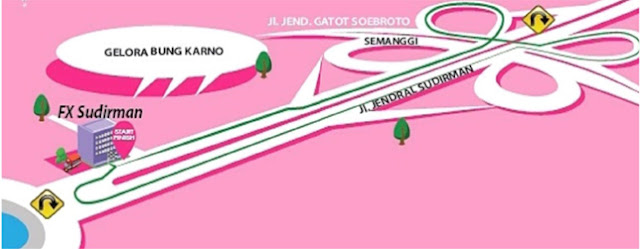 Skechers Pink Ribbon Fun Walk And Fun Run 2016 Jakarta FX Sudirman Jl. Jenderal Sudirman Bundaran Hotel Indonesia