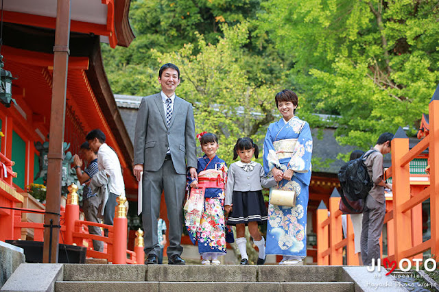 春日大社で七五三の出張撮影