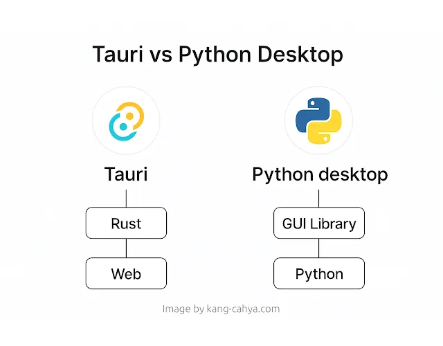 Tauri vs Python Desktop: Kapan Harus Memilih? (Panduan Skala, Plus-Minus, dan Use Case)