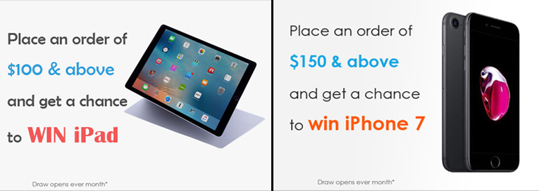 Win iPads and iPhones every month