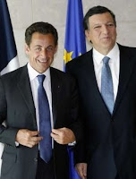 MM. Sarkosy et Barroso