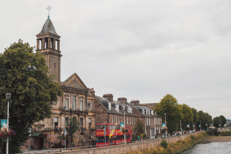 La ville d'Inverness dans les Highlands en Ecosse