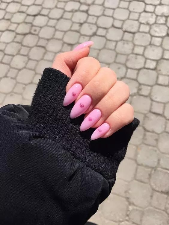 What is the pink nail color trend for 2024?