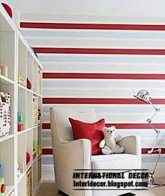 How to paint stripes on wall, striped walls, stripe painting