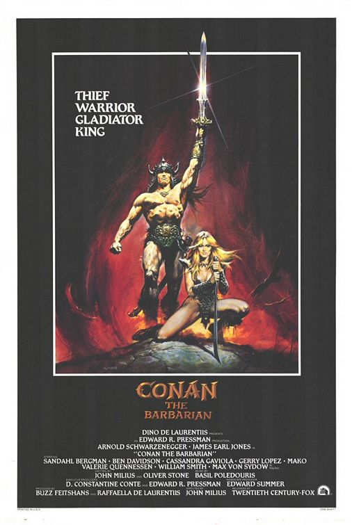 Conan the Barbarian movie poster