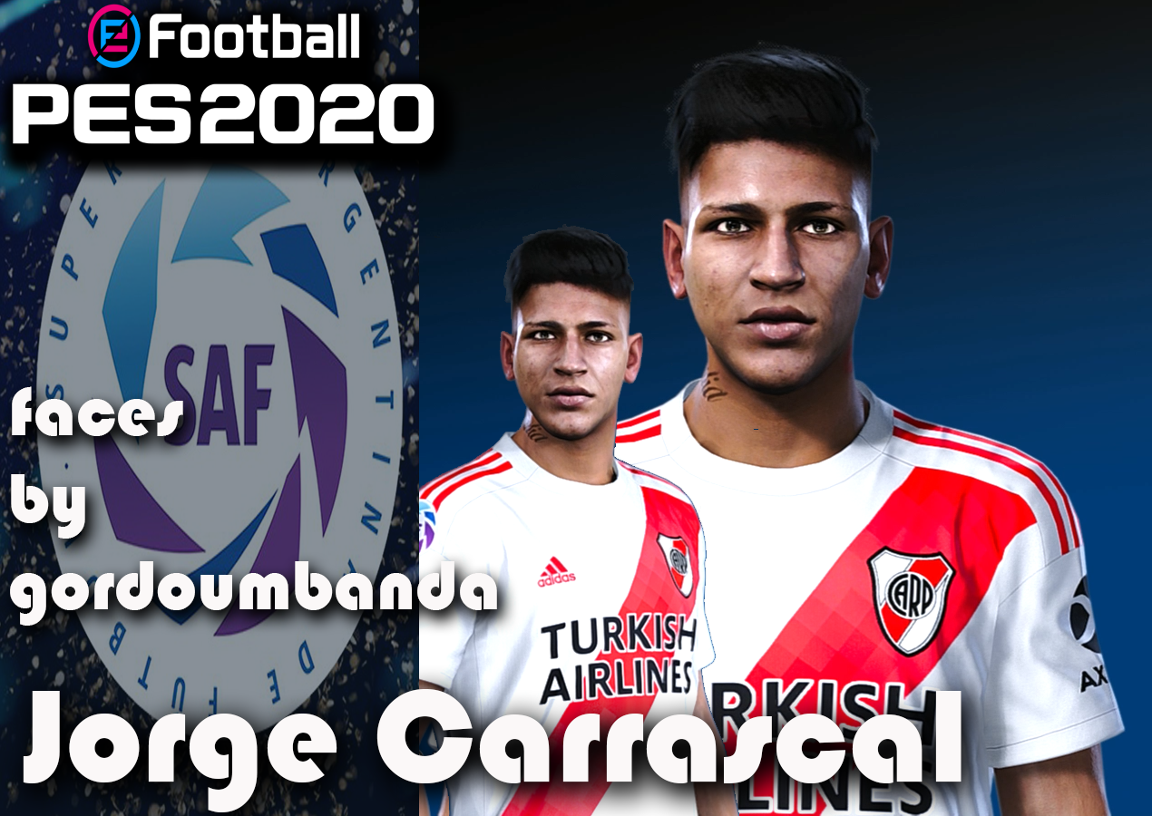 PES 2020 Faces Jorge Carrascal by Gordoumbanda ...