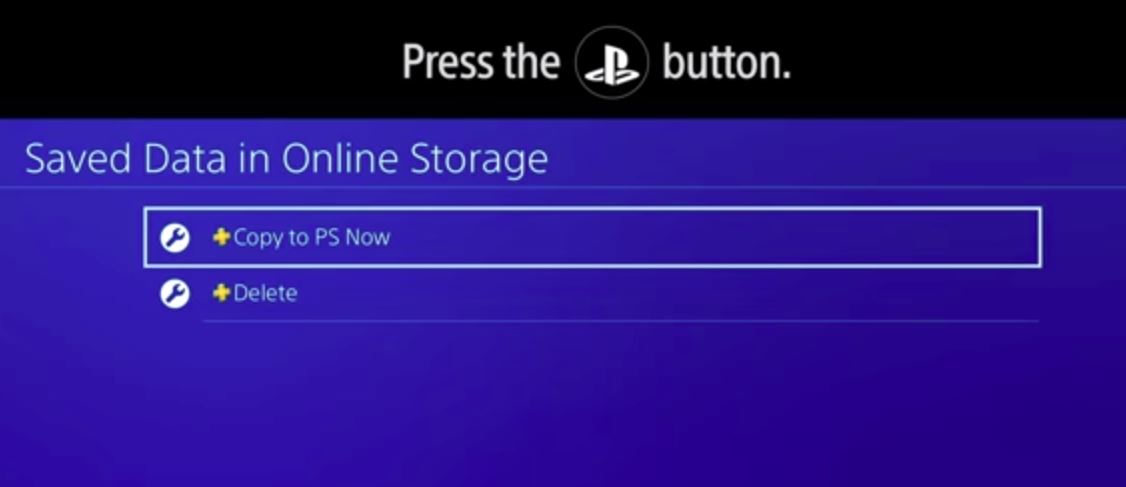How to Transferring Saved Data from PS Now to Your PlayStation4 System