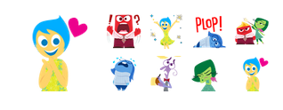 Inside Out Facebook Stickers