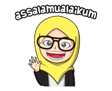 LINE Creators Stickers Gemesin Animated Hijab Example 
