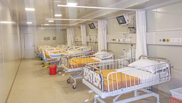 Inside view of Modular Emergency Unit