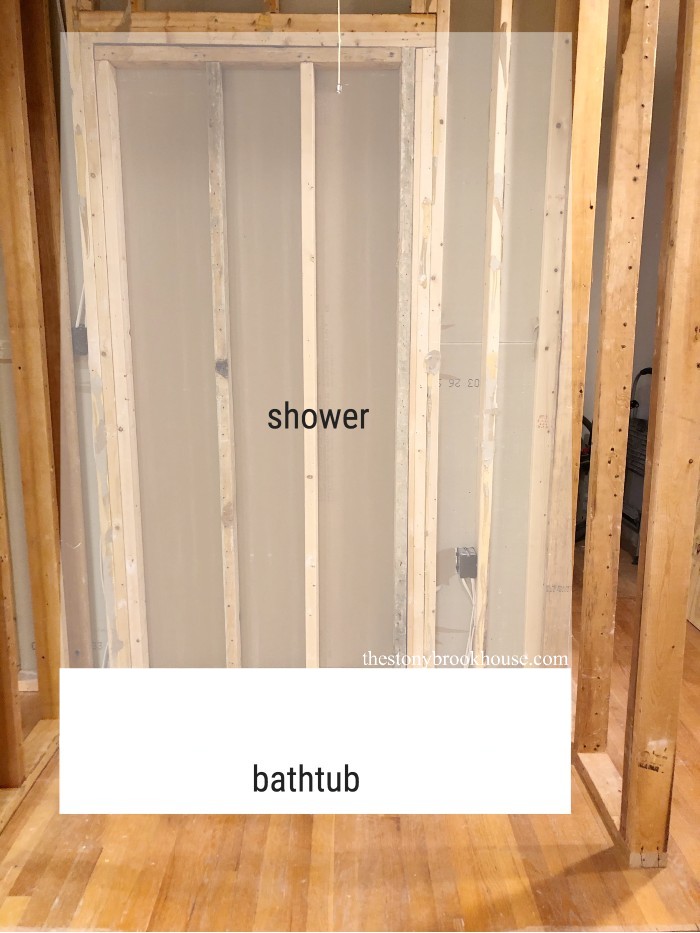 Tub Shower framed