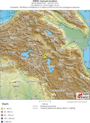 Strong earthquake strikes Turkey-Iran border