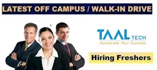 TAAL Tech India Private Limited Job Vacancy For BE Mechanical Candidates In Bengaluru, Karnataka