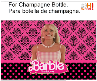 Película de Barbie: Etiquetas para Candy Bar para Imprimir Gratis.