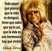 Frase de Celia Cruz