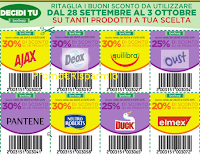 Foto Buoni sconto fino al 30% da ritagliare sul volantino Ipersoap