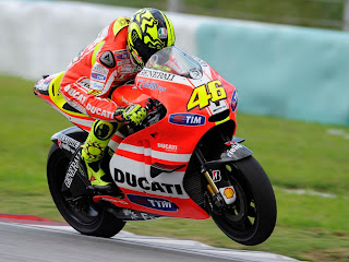 Valentino Rossi with Ducati