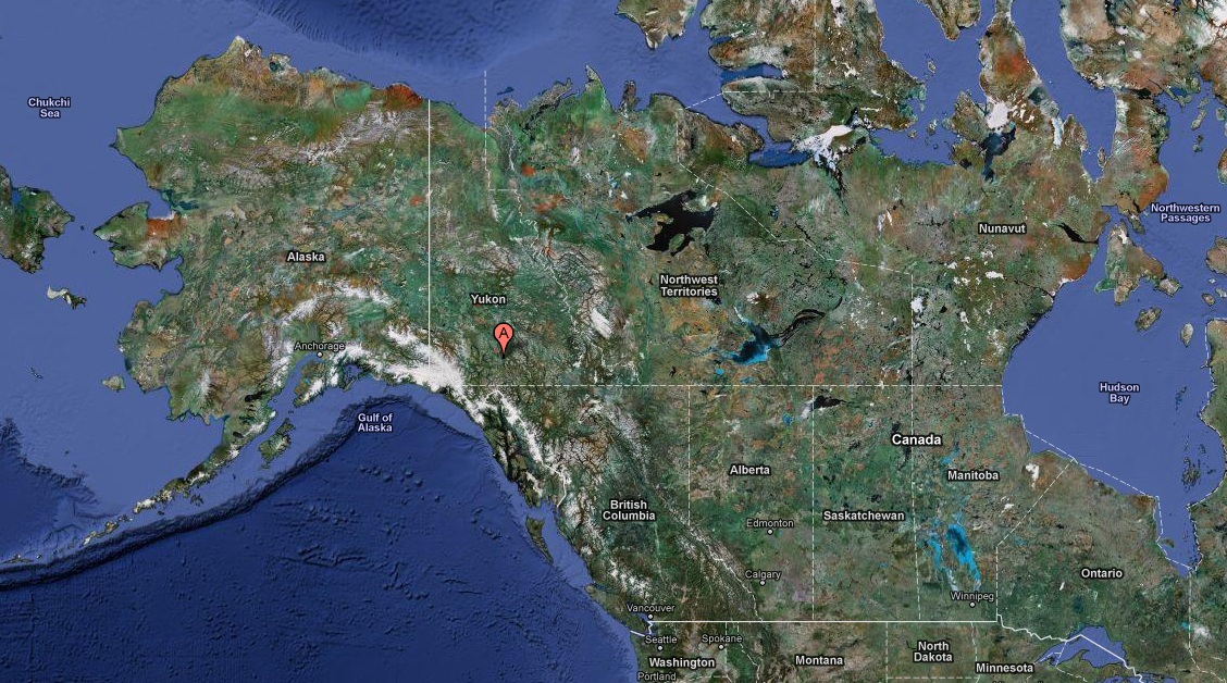 the klondike gold rush map. the Klondike Gold Rush of