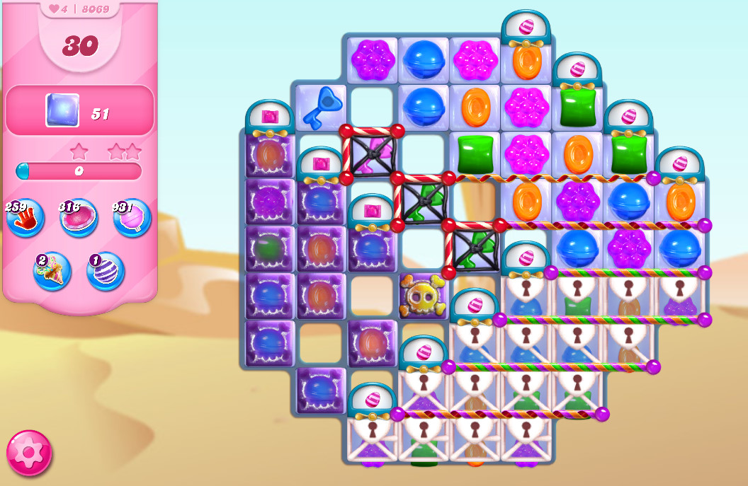 Candy Crush Saga level 8069