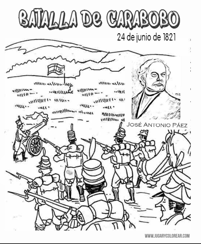 Dibujos De La Batalla De Carabobo Para Niños / batalla de carabobo dibujos para colorear , alguien sabe - Brainly.lat