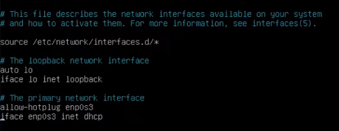 Файл interfaces