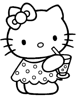 Summer Coloring Pages on Share I Think My Favorite Coloring Page Here Is The One Of Hello Kitty