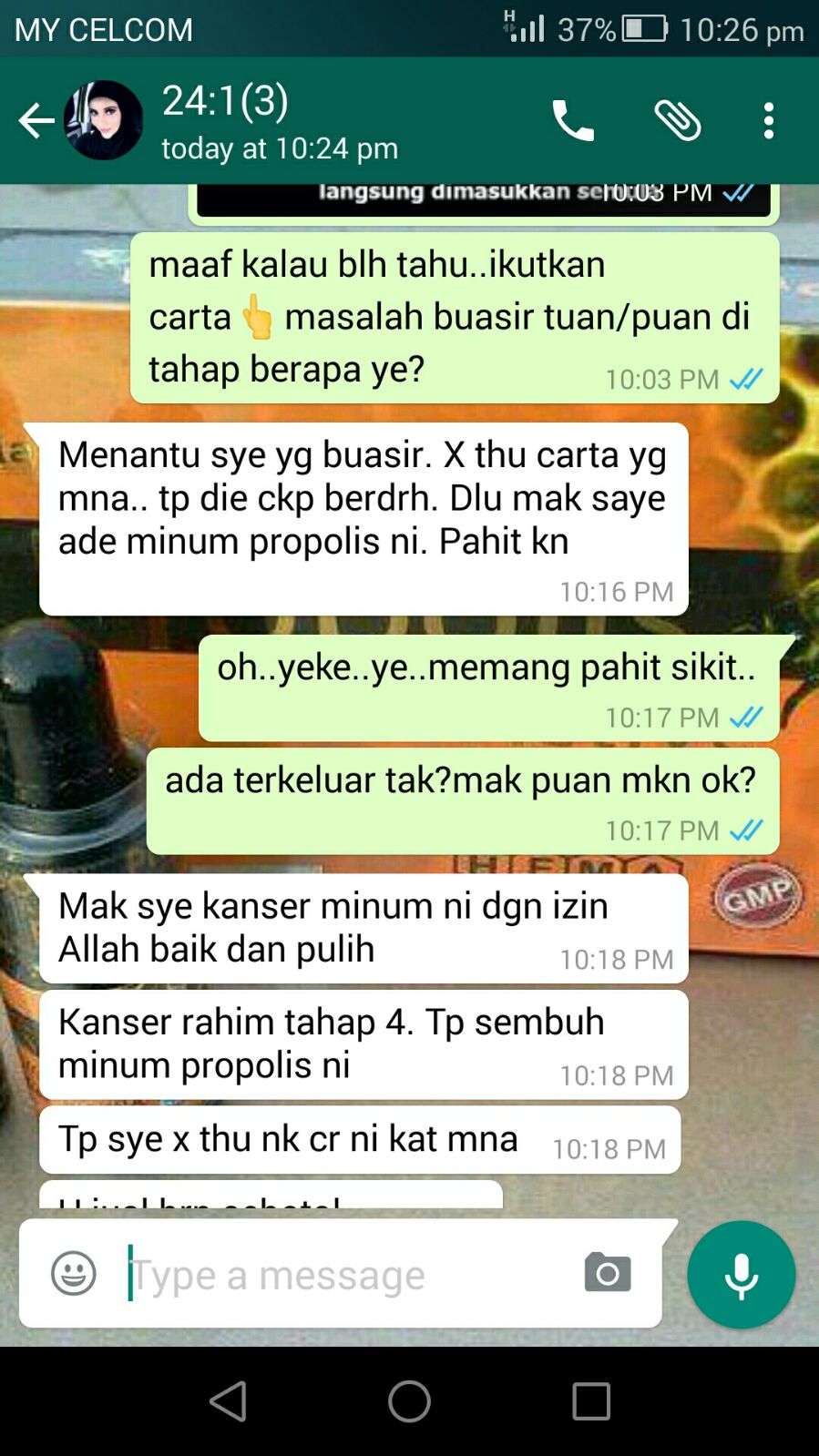 Propolis Active - Ubat Buasir