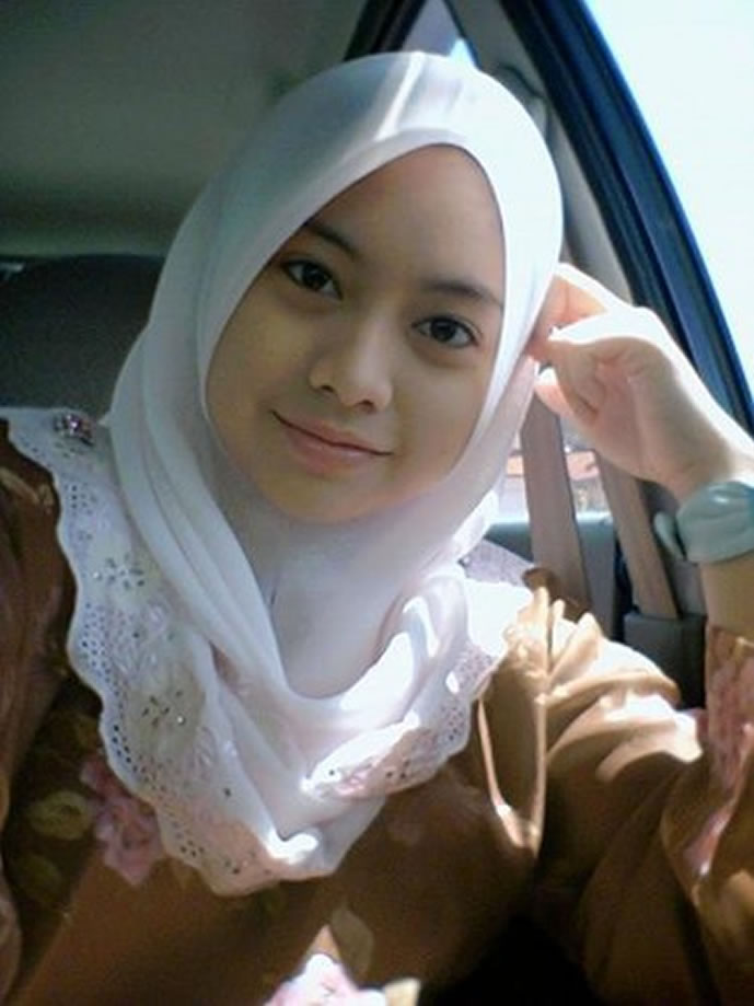 Awek Cun » Gadis Jilbab Baju Kurung Cun  Melayu Bogel