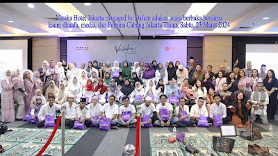 Dihadiri PPWI dan Firsts Union, Vasaka Hotel Jakarta Sinergi Berbagi di Ramadhan