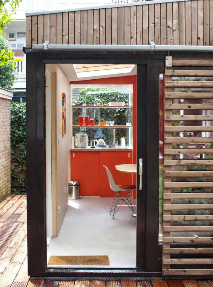 Small Pavilion in the Green Garden with Minimalist Design