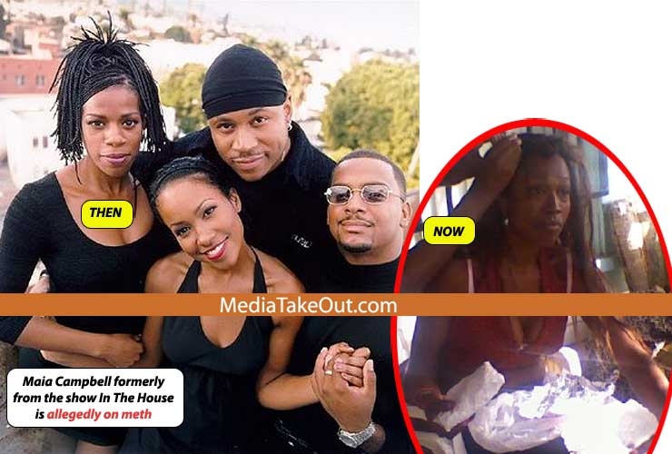 Maia Campbell before and now Maia Campbell Meth, Maya Campbell