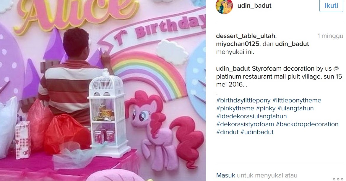 Banner Ulang Tahun Little Pony Banner Ulang Tahun Little Pony