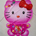 Balon Foil Character Hello Kitty Pink