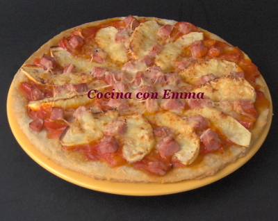 Pizza agridulce