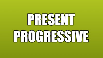 present progressive tense