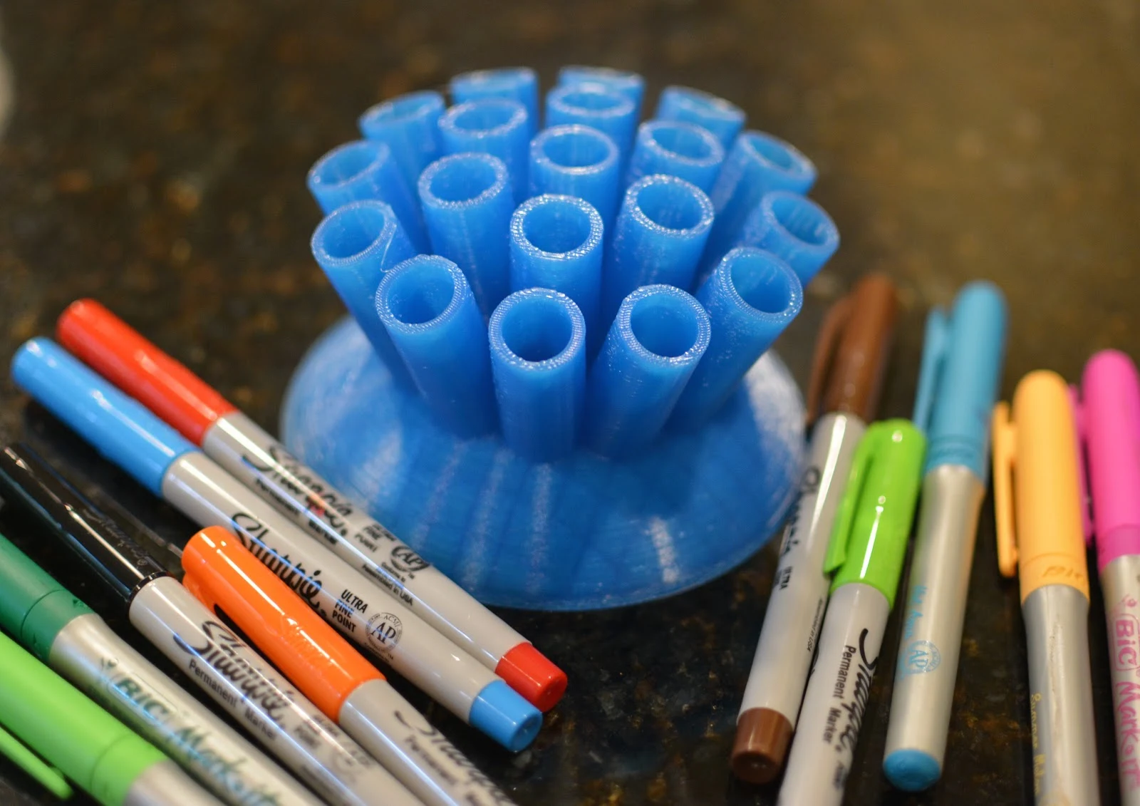 Maker Club 3D Printed Porcupine Pen Holder