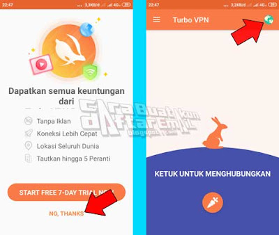 setting vpn turbo di hp