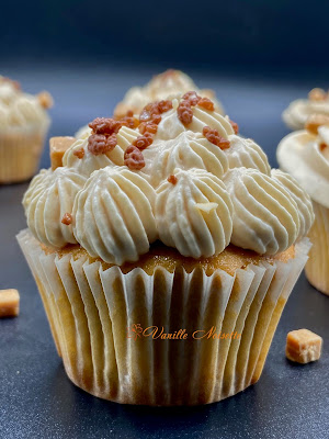 CUPCAKE  CONFITURE DE LAIT et sa GANACHE