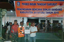 Kodim Jayawijaya Berikan Bantuan Korban Bencana Banjir Bandang di Sentani